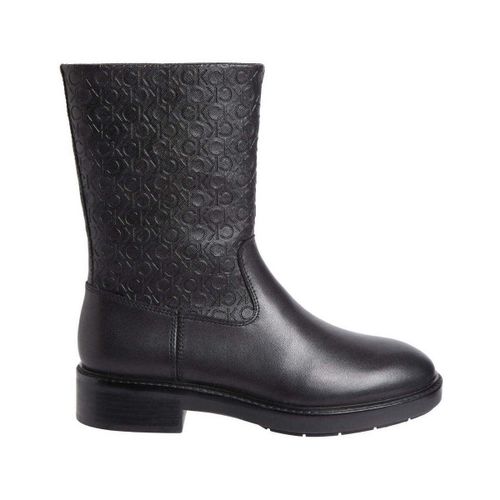 Bottines flat ankle boot mono mix - Calvin Klein Jeans - Modalova