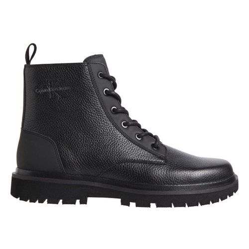 Boots Men's Black Mid Combat Boots - Calvin Klein Jeans - Modalova