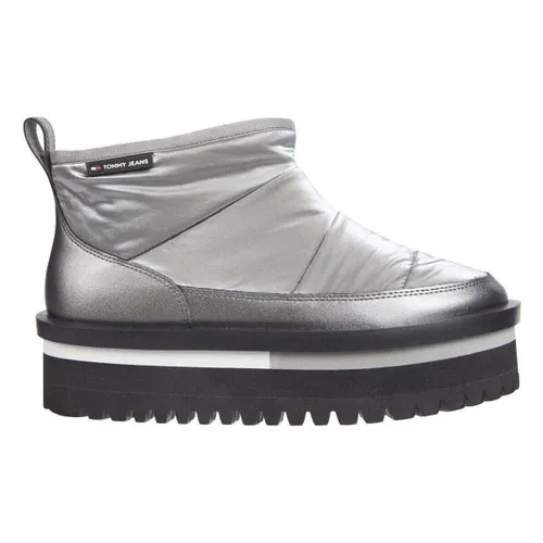 Bottines Women's Silver Warm Lined Flatform Winter Boots - Tommy Jeans - Modalova