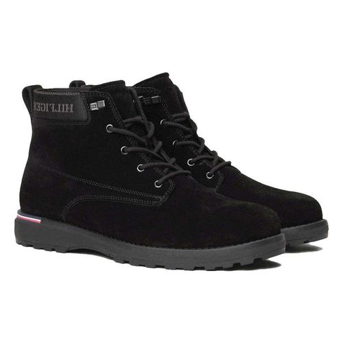 Boots Men's Black Warm Lined Outdoor Work Boots - Tommy Hilfiger - Modalova