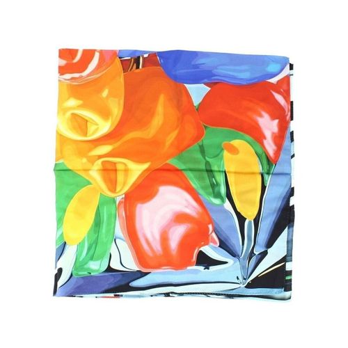 Echarpe Carré 90 Koons Les Tulipes - Brochier Soieries 1890 - Modalova