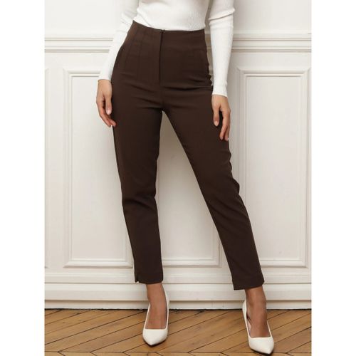 Pantalon Pantalons - Marron - La Modeuse - Modalova
