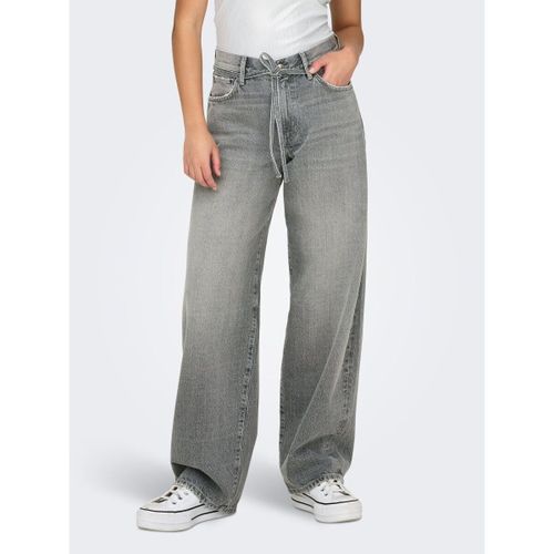 Jeans 15338246 ONLGIANNA MW STRAIGHT-DENIM GREY - Only - Modalova