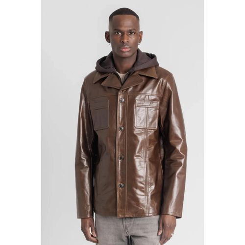 Veste TAGGART HOOD BUFFLE MOCCA - Serge Pariente - Modalova