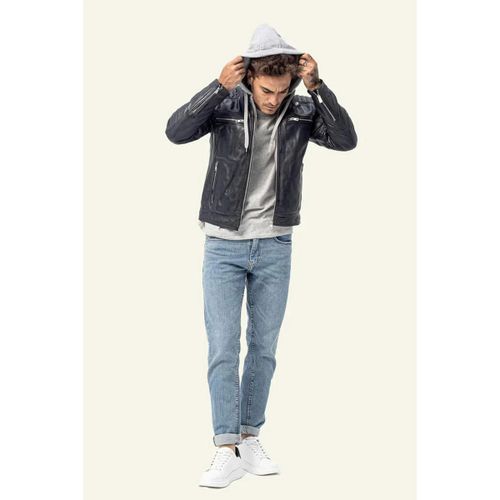 Veste Serge Pariente ROAD HOOD NAVY - Serge Pariente - Modalova