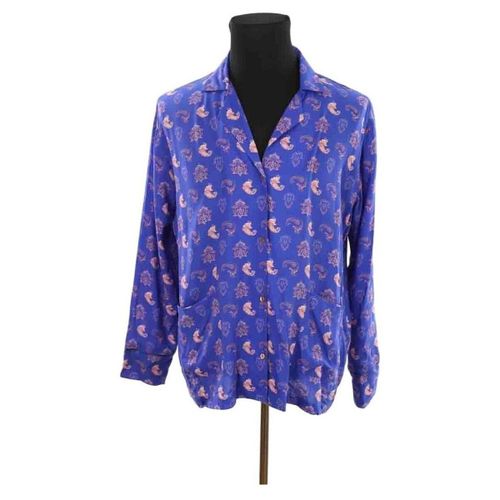 Blouses Blouse en coton bleue - Heimstone - Modalova