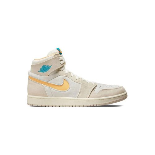 Baskets montantes AIR JORDAN 1 MID CMFT GRIS JAUNE - Nike - Modalova