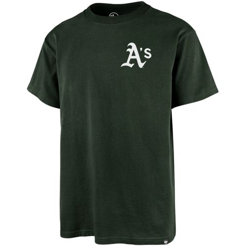 T-shirt 47 TEE MLB OAKLAND ATHLETICS BACKER ECHO DARK GREEN - '47 Brand - Modalova