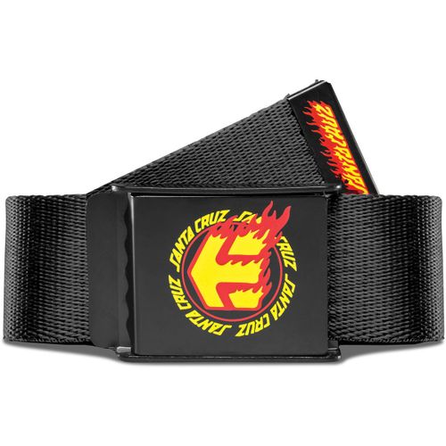 Ceinture SANTA CRUZ FLAME BELT BLACK - Etnies - Modalova