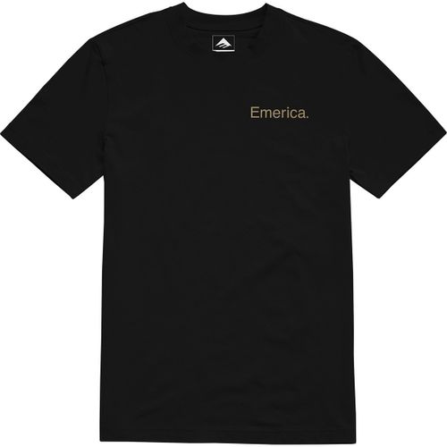 T-shirt THIS IS SKATEBOARDING SS TEE BLACK - Emerica - Modalova