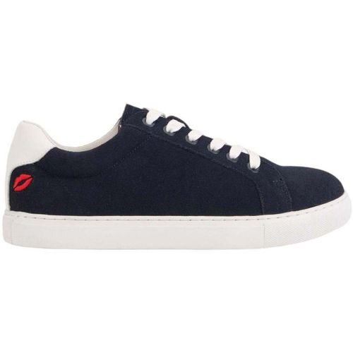 Baskets Baskets En Cuir Simone Navy Suede - Bons baisers de Paname - Modalova