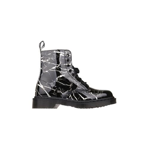 Bottines Pascal Black Patent Marble - Dr. Martens - Modalova