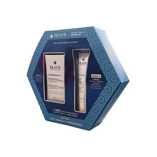 Hydratants & nourrissants Progression (+) Étui De Routine Anti-rides Et Éclairant 2 Pcs - Rilastil - Modalova