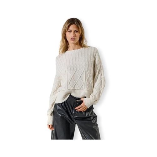 Pull Katia Life Loose Cable Knit - Cloud Dancer - Only - Modalova