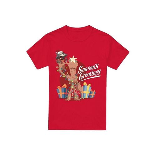 T-shirt Marvel Seasons Grootings - Marvel - Modalova