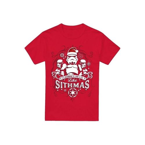 T-shirt Beginning To Look A Lot Like Sithmus - Disney - Modalova