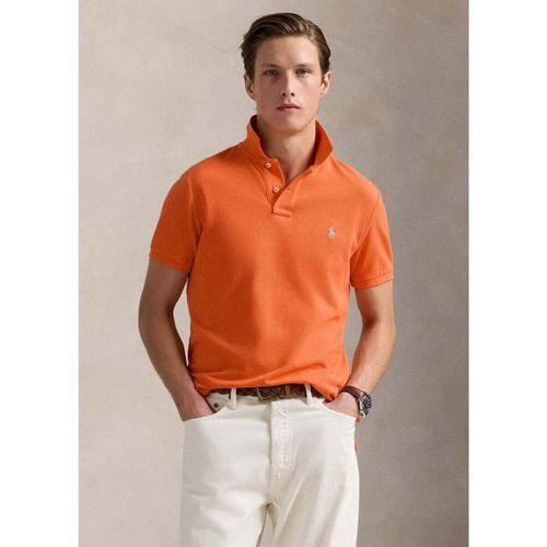 T-shirt Polo ajusté orange - Ralph Lauren - Modalova