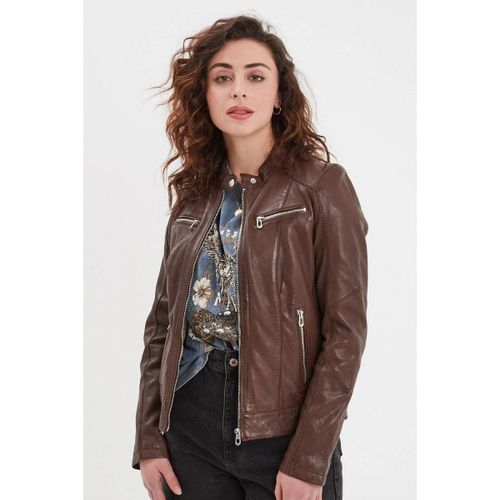 Veste JOLYA LAMB VITA BISON - Rose Garden - Modalova