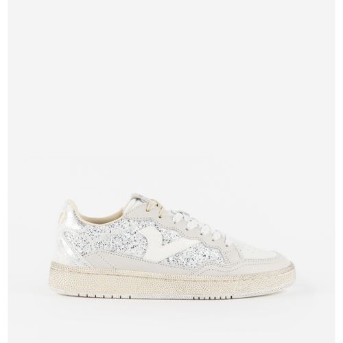 Baskets basses 1985 BASKET SMASH PAILLETTES CUIR MÉTAL 8806110 - Victoria - Modalova