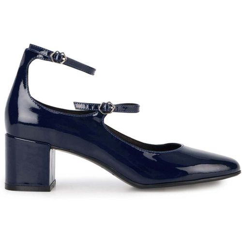 Ballerines Babies Sofia Cuir Brillant Bleu Navy - Bons baisers de Paname - Modalova