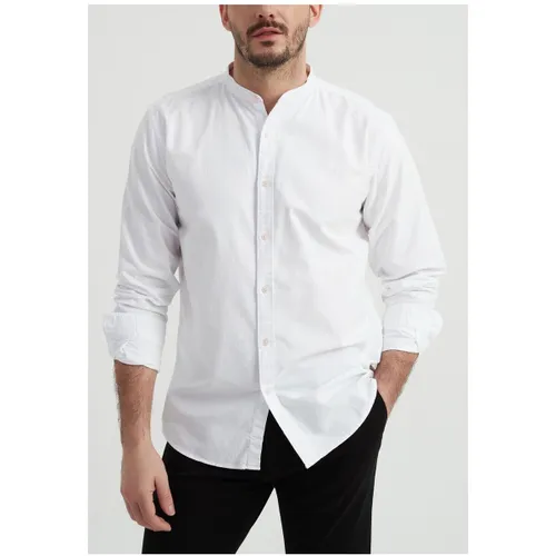 Chemise Chemise Col Mao H, Blanc - Kebello - Modalova