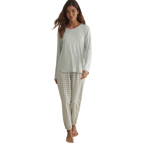 Pyjamas / Chemises de nuit Pyjama pantalon top manches longues VICHYP91 - Selmark - Modalova
