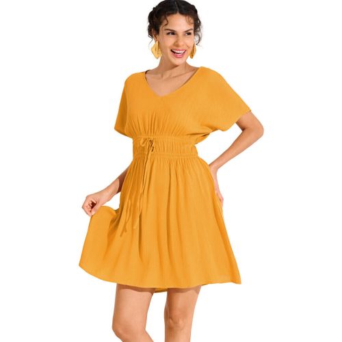 Robe Robe de plage manches courtes KARPATHOS Cheek - Lisca - Modalova