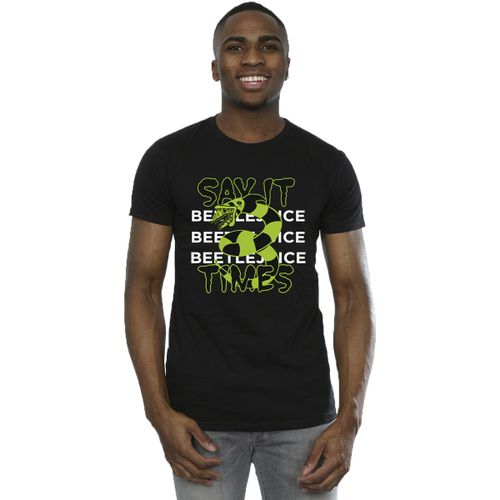 T-shirt Beetlejuice Say It 3 Times - Beetlejuice - Modalova