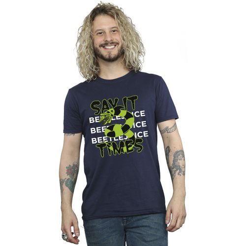 T-shirt Beetlejuice Say It 3 Times - Beetlejuice - Modalova