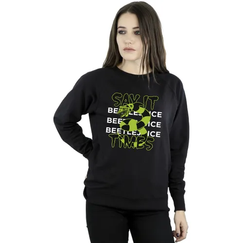 Sweat-shirt Say It 3 Times - Beetlejuice - Modalova