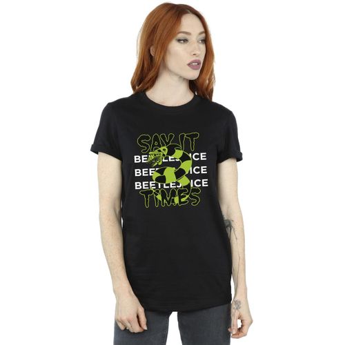 T-shirt Beetlejuice Say It 3 Times - Beetlejuice - Modalova