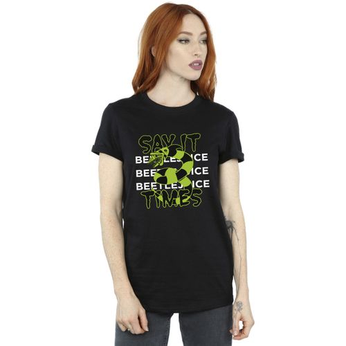 T-shirt Beetlejuice Say It 3 Times - Beetlejuice - Modalova