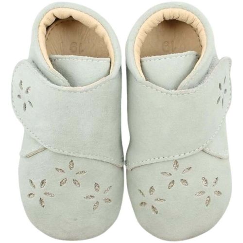 Chaussons bébé Chaussons Lafleur Velours Vert - Bellamy - Modalova