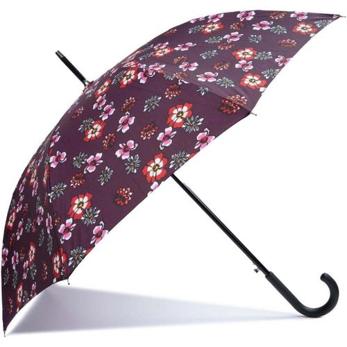 Parapluies Parapluie Canne Auto Fleurs Pensées - Isotoner - Modalova