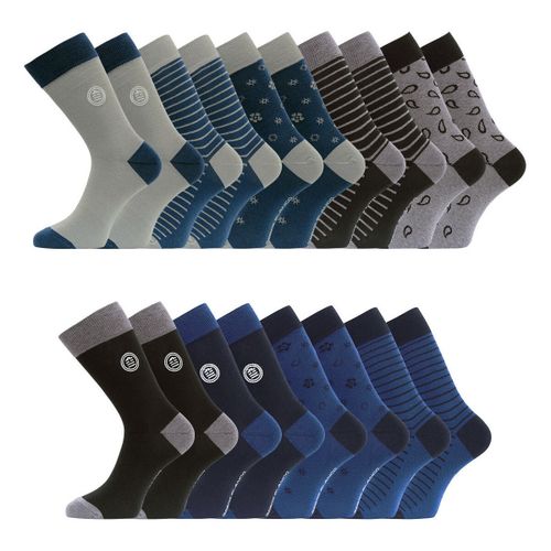 Chaussettes Chaussettes coton peigné Lot de 9 - Serge Blanco - Modalova