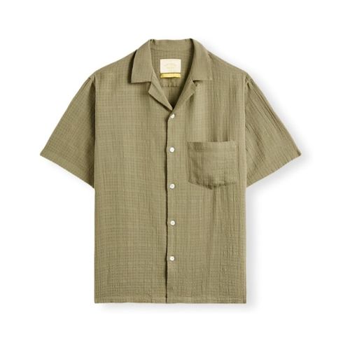 Chemise Grain Shirt - Khaki - Portuguese Flannel - Modalova