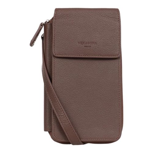 Pochette Pochette telephone Ref 59794 Chocolat 19*11*3.5 cm - Hexagona - Modalova