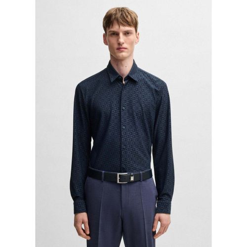 Chemise Chemise à motifs marine - BOSS - Modalova