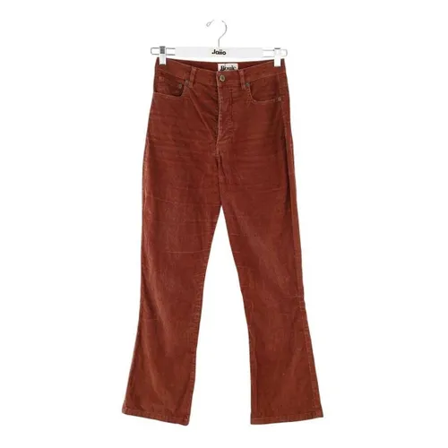 Pantalon Pantalon droit en coton marron - Rouje - Modalova