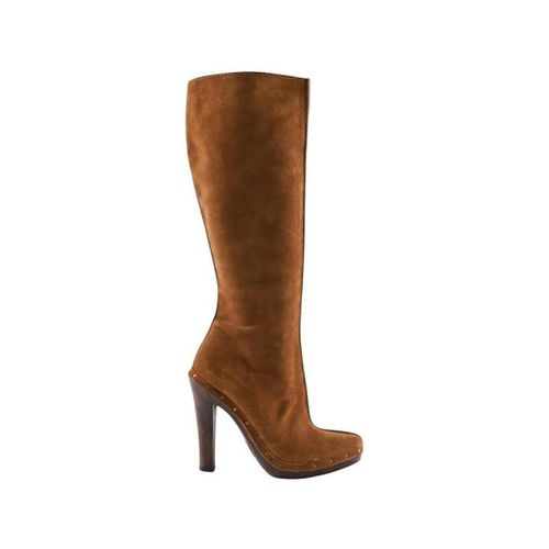 Bottes Gucci Bottes en daim marron - Gucci - Modalova
