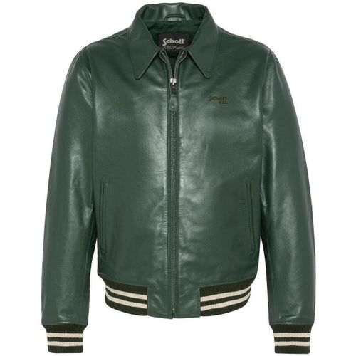 Veste LC5100 STRIPE GREEN / OFF WHITE - Schott - Modalova