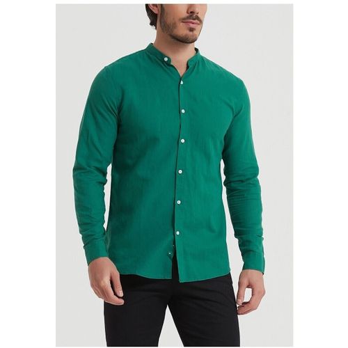 Chemise Chemise Col Mao H, Vert - Kebello - Modalova