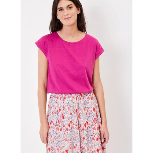 T-shirt Tee shirt coton bio dentelle uni CEBANE - La Fiancee Du Mekong - Modalova