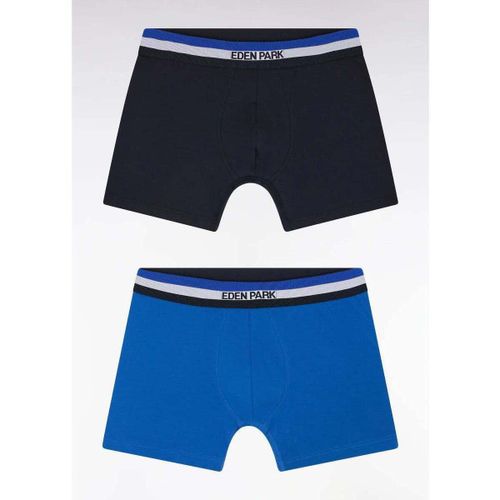 Caleçons Lot de 2 boxers bleus - Eden Park - Modalova