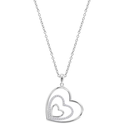 Collier Collier Silver triple coeur argent - Lotus - Modalova