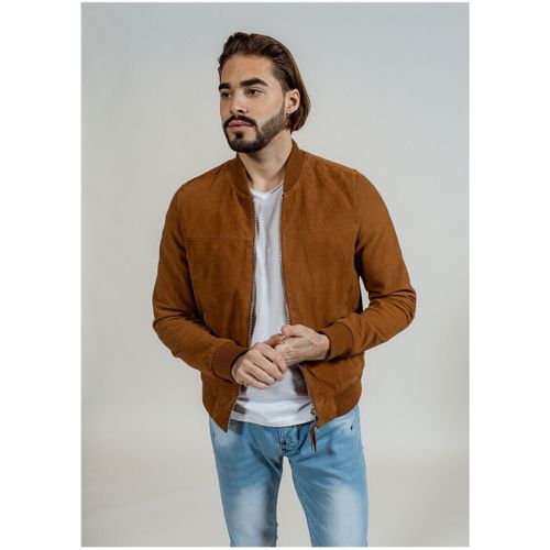 Veste Blouson En Cuir Bower 3 African camel - Redskins - Modalova