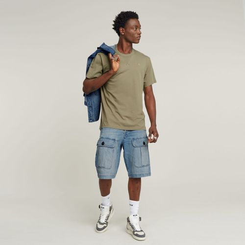 T-shirt D24449-336 - NIFOUS BASE-6057 MILITARY GREEN - G-Star Raw - Modalova