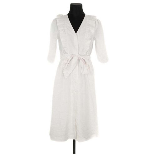 Robe Robe Anya en lin blanche - Lk Bennett - Modalova