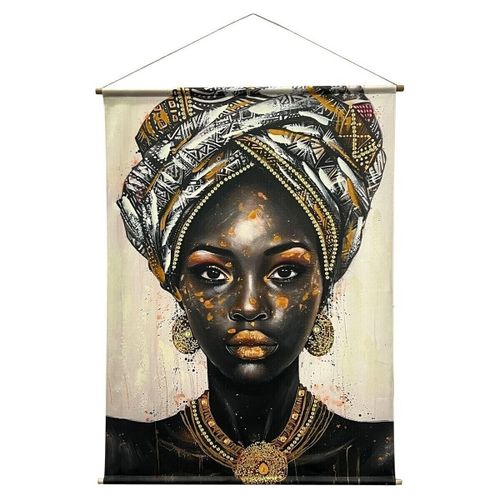 Tableaux, toiles Toile Enroulable Africaine - Signes Grimalt - Modalova