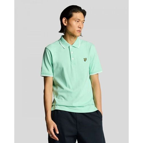T-shirt SP1524VOG TIPPED POLO-X744 AQUAMARINE - Lyle & Scott - Modalova